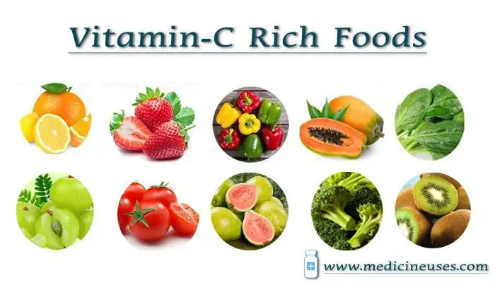 vitamin c rich foods in a image format
