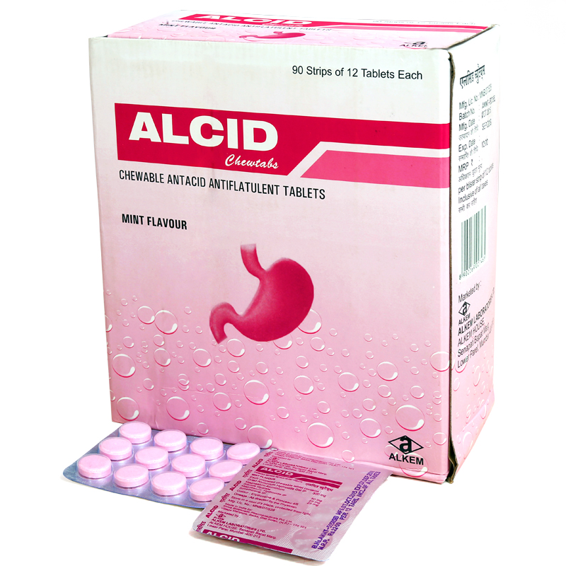 ALCID CHEWTABS MINT TABLET