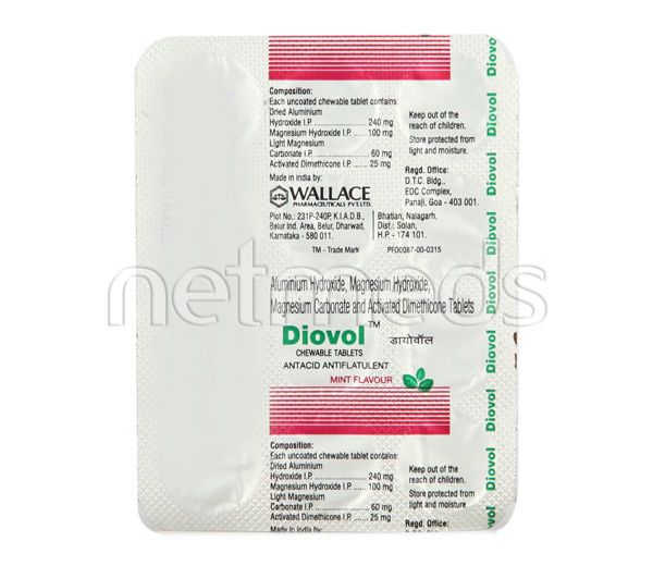 Diovol Mint Flavour Tablet