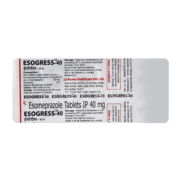 Esogress 40mg Tablet