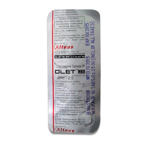 Olet 2.5mg Tablet