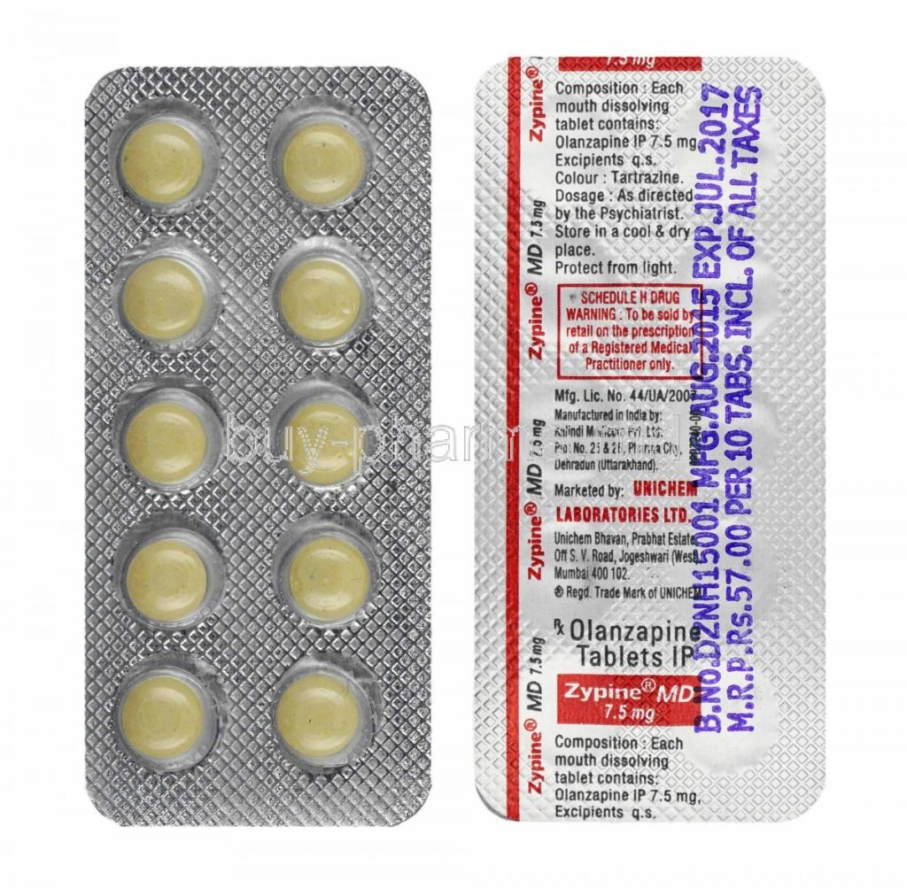 Zypine MD 7.5mg Tablet