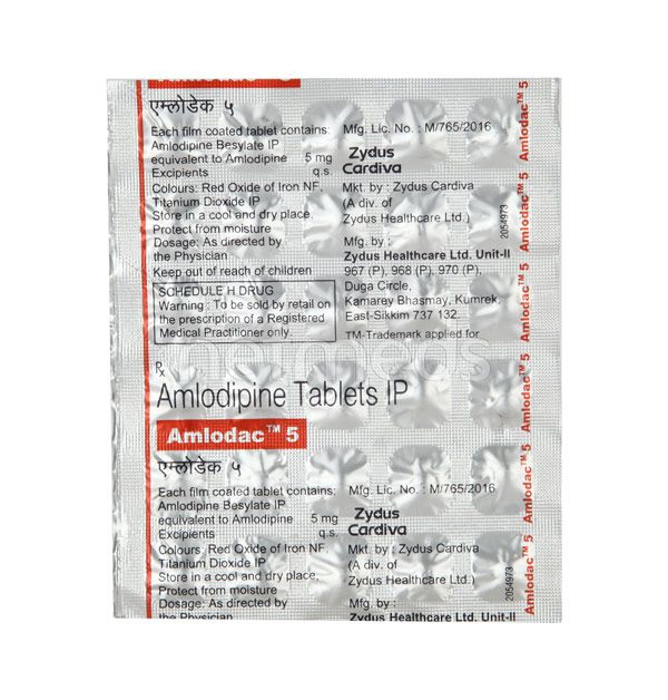 Amlodac 5mg Tablet