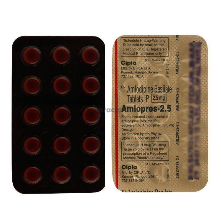 Amlopres 2.5mg Tablet
