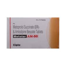 Metolar AM 50mg Tablet