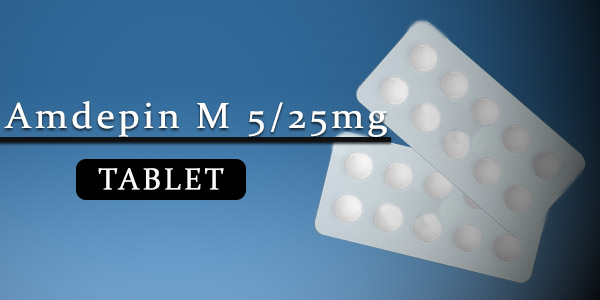 Amdepin M 5-25mg Tablet