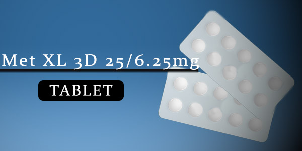 Met XL 3D 25-6.25mg Tablet