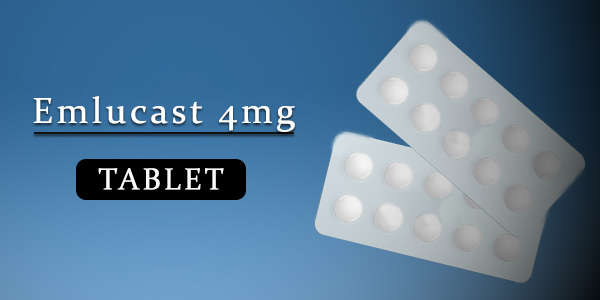 Emlucast 4mg Tablet