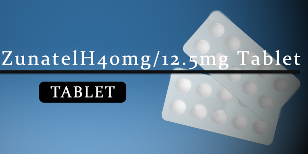 Zunatel H 40 mg/12.5 mg Tablet