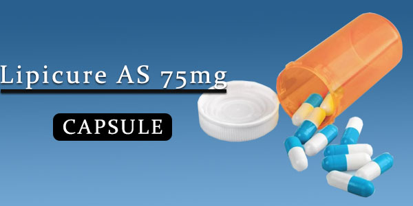 Lipicure AS 75mg Capsule