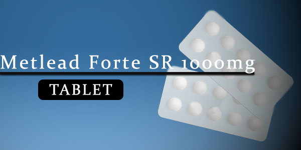Metlead Forte SR 1000mg Tablet
