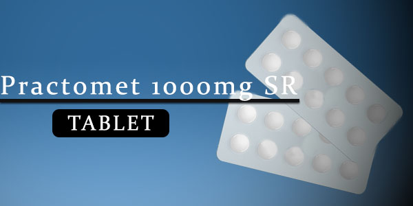 Practomet 1000mg SR Tablet