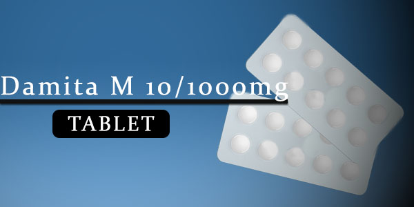 Damita M 10-1000mg Tablet