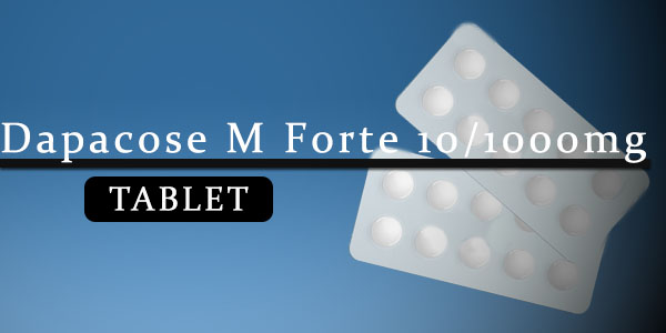 Dapacose M Forte 10-1000mg Tablet