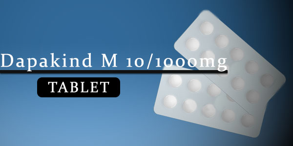 Dapakind M 10-1000mg Tablet