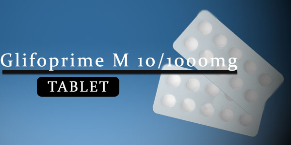 Glifoprime M 10-1000mg Tablet