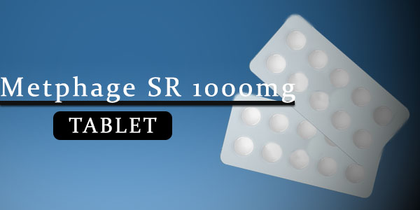 Metphage SR 1000mg Tablet