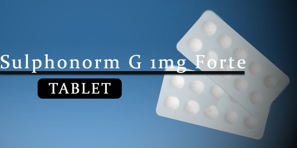 Sulphonorm G 1mg Forte Tablet