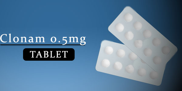 Clonam 0.5mg Tablet