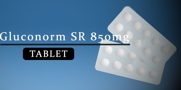 Gluconorm SR 850mg Tablet